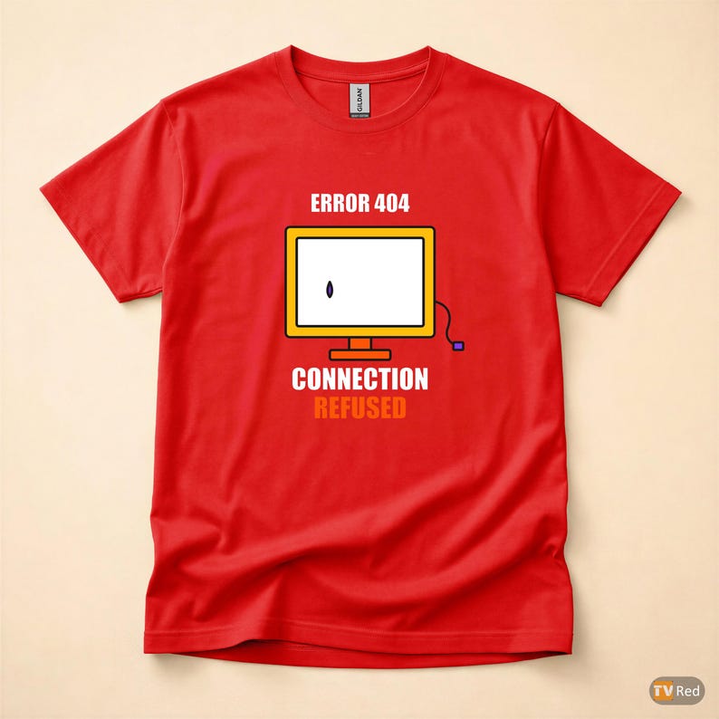 Camiseta "Código de Erro Introvertido / Programador" / Humor de Desenvolvedor / Presente para Programador imagem 5