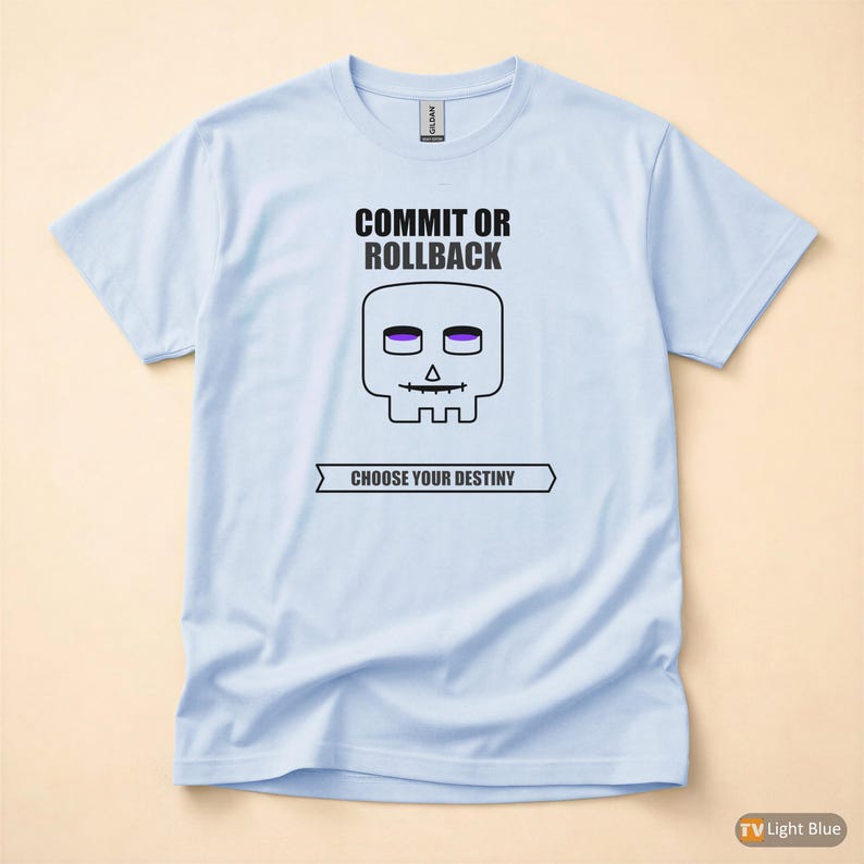 Commit ou Rollback / Développeur SQL / Administrateur de base de données / T-shirt humoristique pour programmeurs image 9