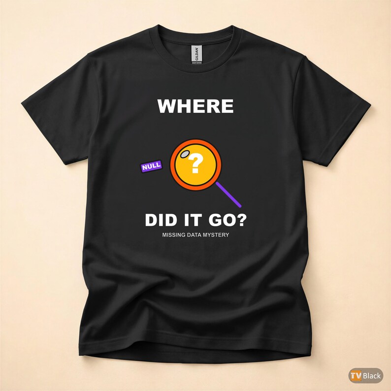WO IST ES HIN? / SQL-Entwickler / Datenbankprogrammierung / T-Shirt mit Programmiererhumor Bild 3