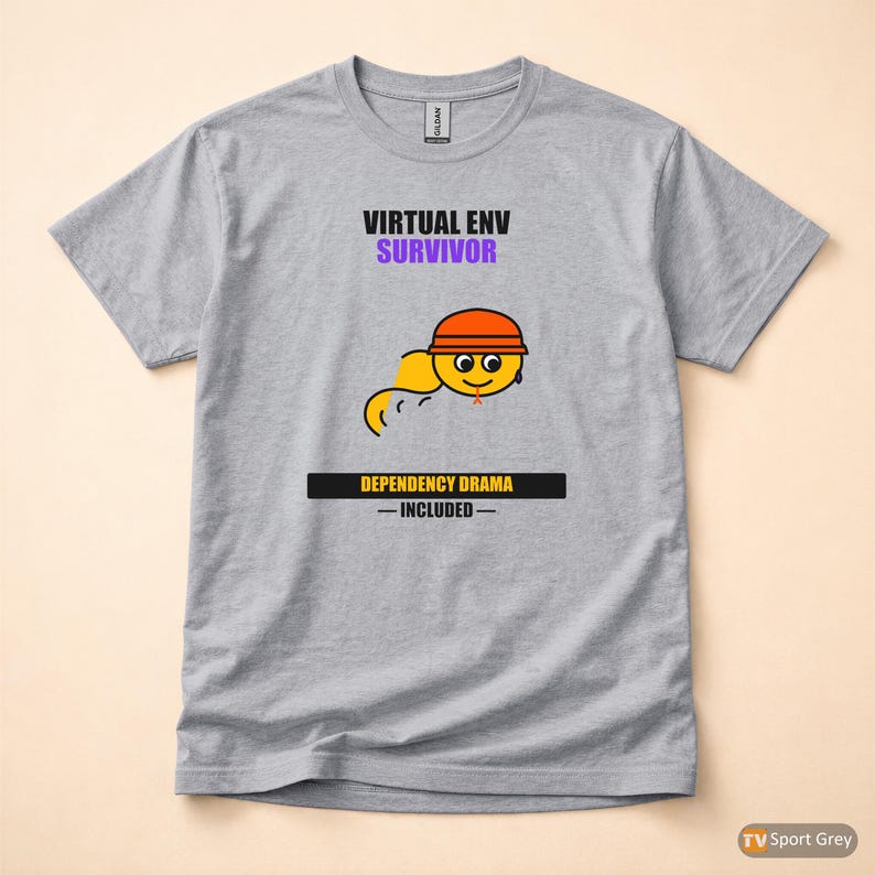 Python Developer / Virtual Env Survivor / Backend Coder / Programmer Humor Tee image 8