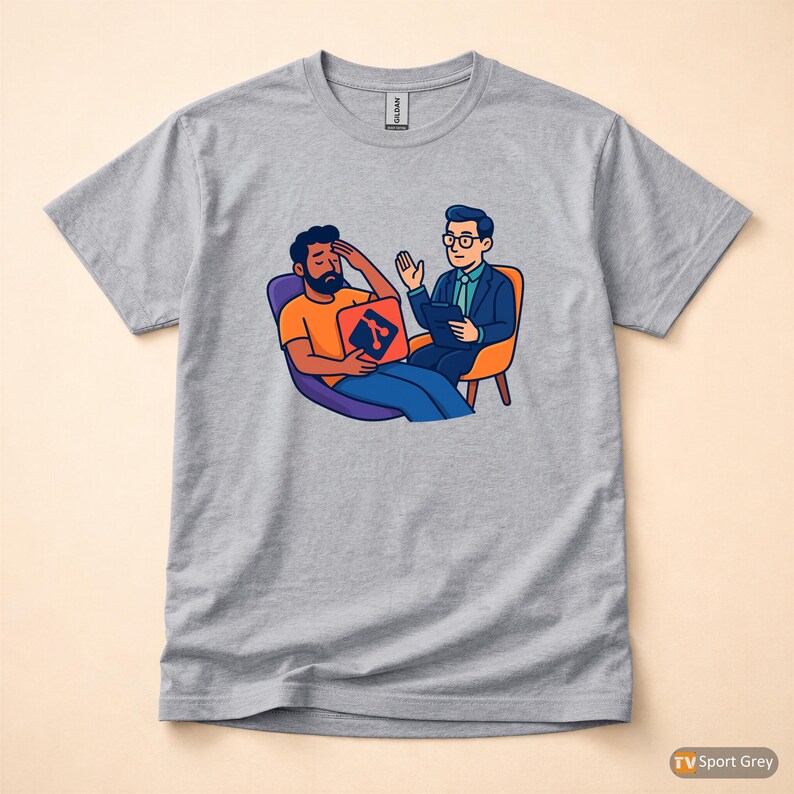 Terapia de confirmación de Git / Camiseta de confirmación de Git / Camiseta de programador de Git / Camiseta de control de versiones / Ropa con humor sobre Git imagen 8
