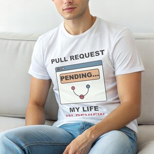 Solicitud de extracción pendiente / Camiseta para desarrolladores / Camiseta de código Git para programadores
