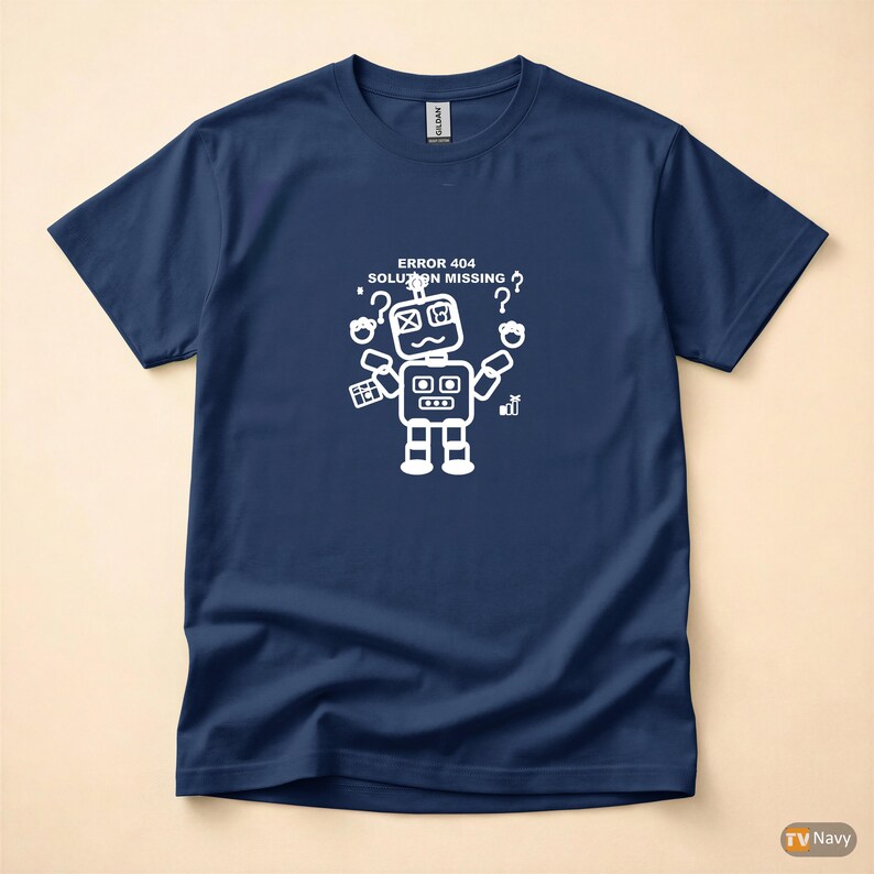 Error 404 Solution Missing / HTTP Error Shirt / 404 Programmer Tee / Web Developer Gift / Funny Error Code Shirt image 4