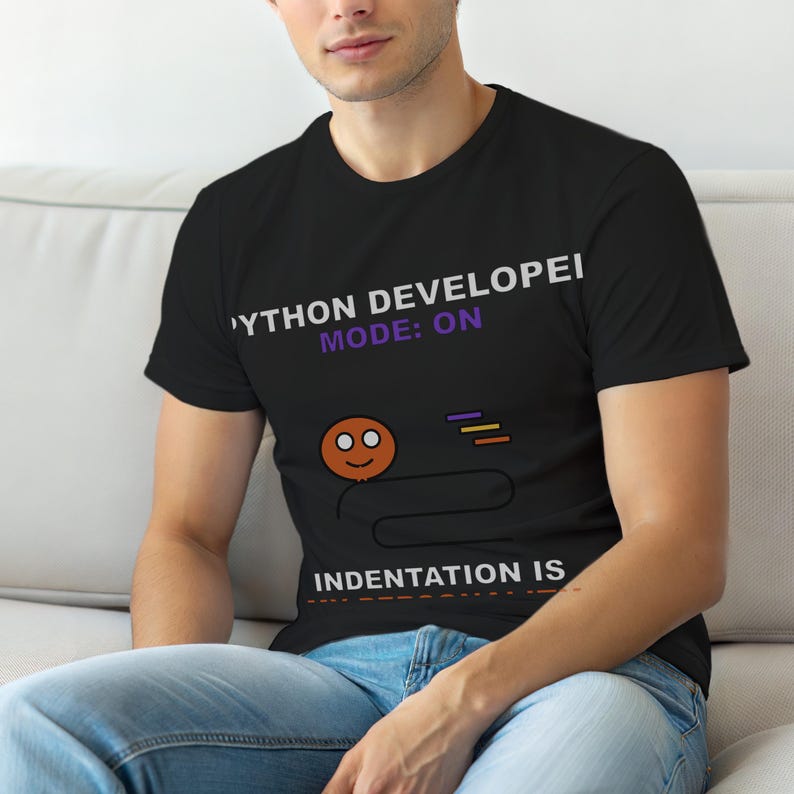 Python Developer Fashion / Funny Programmer T-Shirt / Coding Humor Tee image 1