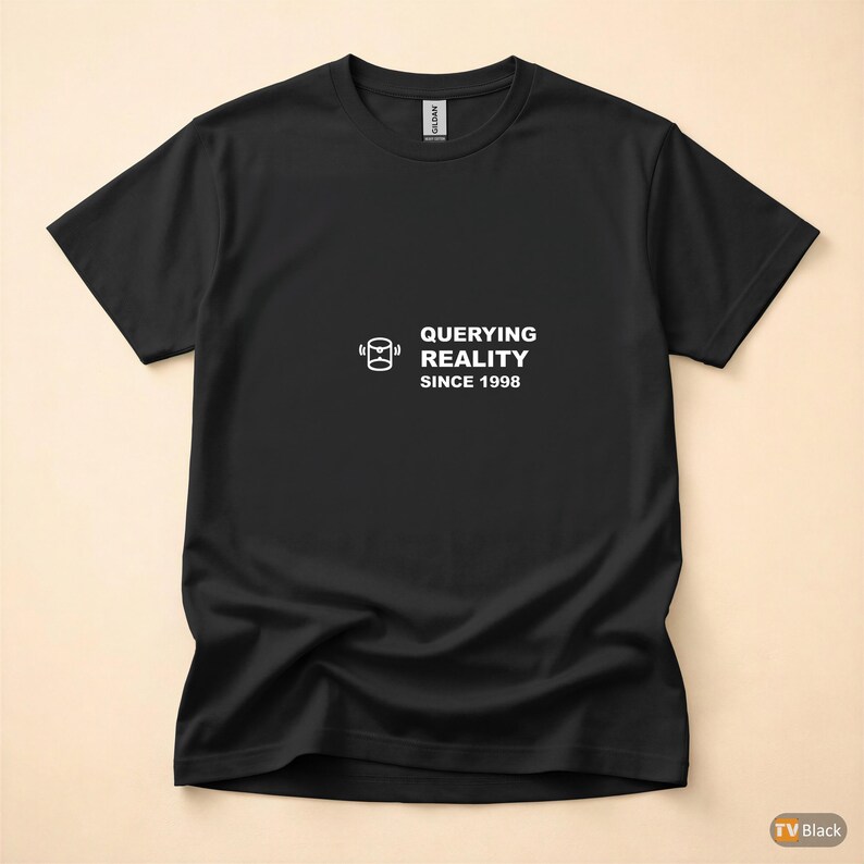 Seit 1998 die Realität erforschen / SQL-Entwickler-Shirt / Datenbankprogrammierer-T-Shirt / Geschenk für Dateningenieure / Kleidung mit SQL-Humor Bild 3