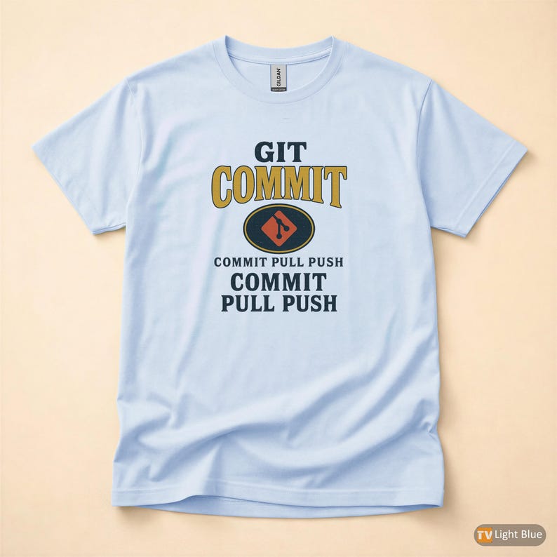 Git Commit Retro / Programmer Developer Coder Tee / Push To Main Survivor Shirt afbeelding 9