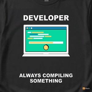 Moda para desarrolladores / Humor sobre programación / Estilo de vida de programador / Camiseta de ingeniero de software imagen 2