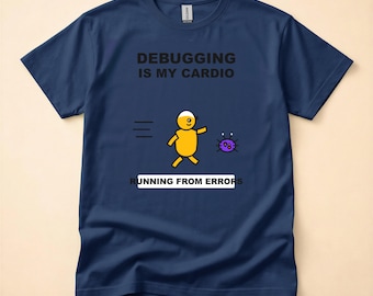 Depurar es mi ejercicio cardiovascular / Camiseta de programador / Camiseta con humor para desarrolladores / Regalo para programadores