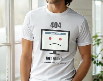 404 Vida social no encontrada / Humor de programadores / Camiseta para desarrolladores / Regalo de TI