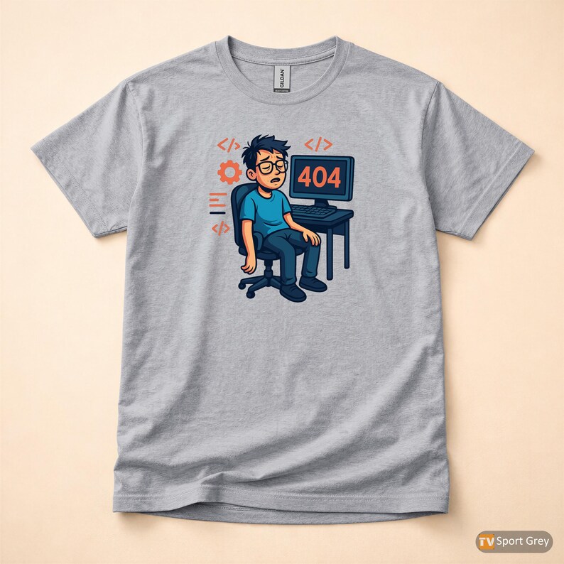 Error 404 Sleep Dependency Missing / HTTP Error Shirt / 404 Programmer Tee / Web Developer Gift / Funny Error Code Shirt afbeelding 8