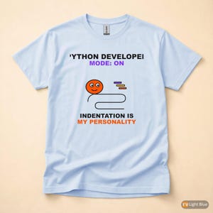 Python Developer Fashion / Funny Programmer T-Shirt / Coding Humor Tee image 9