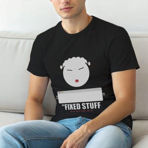Mensaje de pánico al confirmar / Camiseta para desarrolladores / Humor para programadores de Git / Regalo para programadores