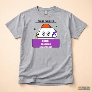 Cloud Engineer Cartoon / DevOps Developer / IT Humor T-Shirt image 8