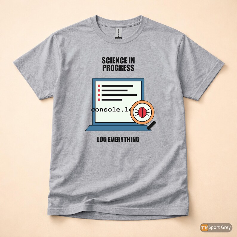 Console Log Everything / Web Developer / JavaScript Debugging / Programmer Humor Tee afbeelding 8