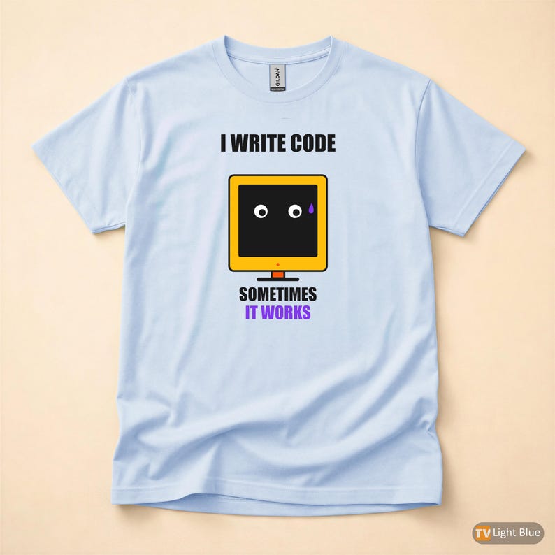 I Write Code / Programmer T-Shirt / Developer Cartoon Tee / Software Engineer Gift image 9