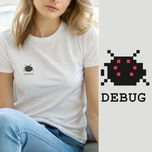 Eat Sleep Debug Repeat / Programmer T-Shirt / Retro Developer Tee