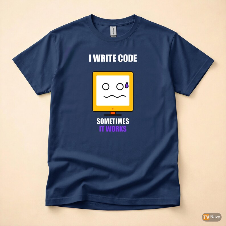 I Write Code / Programmer T-Shirt / Developer Cartoon Tee / Software Engineer Gift image 4