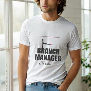 Branch Manager / Git Developer / Software Engineer / Bold Typography Tee