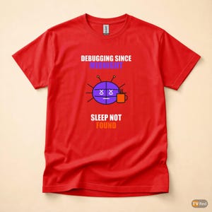 Debugging Since Midnight / Programmer Humor / Developer Coder / Tech T-Shirt image 5