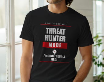 Hot Hunter-läge / Cybersäkerhet / SOC-analytiker / Utvecklartröja