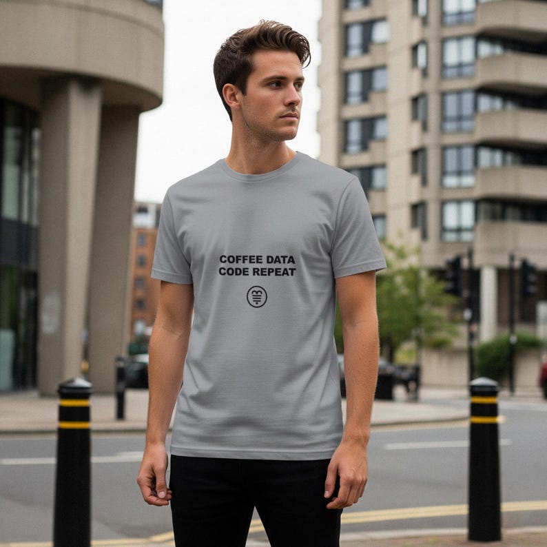 Coffee Data Code Repeat / SQL Developer Shirt / Database Programmer Tee / Data Engineer Gift / SQL Humor Apparel image 8