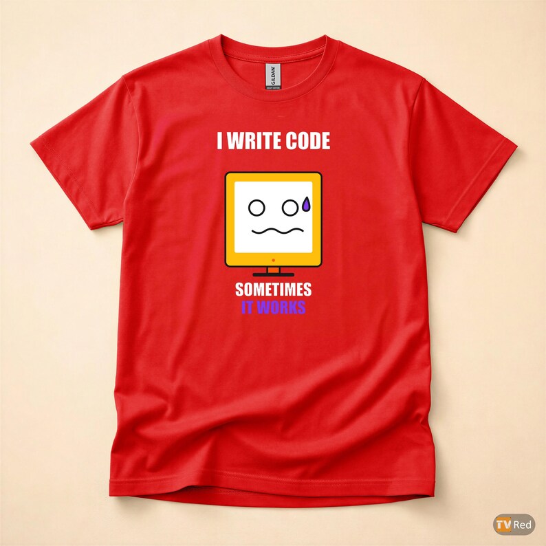 I Write Code / Programmer T-Shirt / Developer Cartoon Tee / Software Engineer Gift image 5