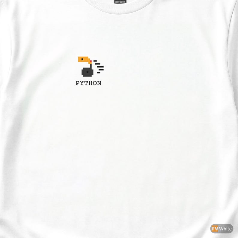 Moda para desarrolladores de Python / Camiseta para programadores / Camiseta retro de programación / Regalo tecnológico imagen 1