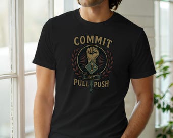 Git Commit Push to Main Survivor / Programmer Developer Coder Shirt