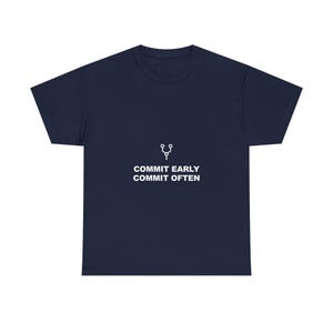 Impegnati presto, impegnati spesso / Maglietta divertente da programmatore / Regalo per programmatore / Maglietta umoristica sulla programmazione / Regalo per ingegnere del software immagine 6