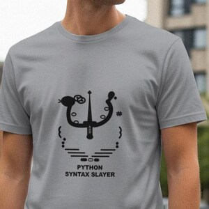 Python Syntax Slayer / Programmer Shirt / Coding Tee / Developer Gift / Software Engineer zdjęcie 1