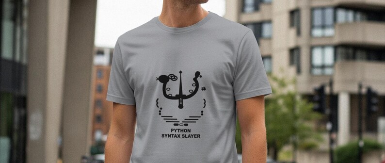 Python Syntax Slayer / Programmer Shirt / Coding Tee / Developer Gift / Software Engineer zdjęcie 1