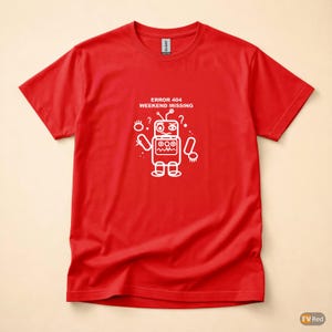 Fehler 404 – Wochenende fehlt / HTTP-Fehler-Shirt / 404-Programmierer-T-Shirt / Geschenk für Webentwickler / Lustiges Fehlercode-Shirt Bild 7
