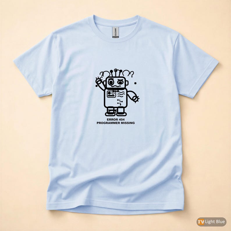 Error 404 Programmer Missing / Funny Error Code Shirt / 404 Programmer Tee / Web Developer Gift / HTTP Error Shirt image 9