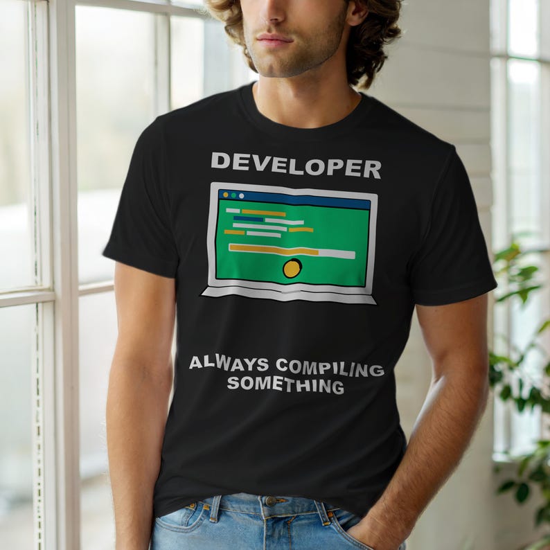 Moda para desarrolladores / Humor sobre programación / Estilo de vida de programador / Camiseta de ingeniero de software imagen 3
