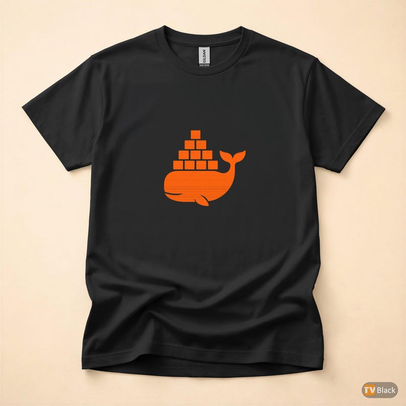 Docker-/Container-/DevOps-/Programmierer-/Entwickler-/Coder-T-Shirt Bild 3