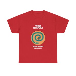 Python-Flüsterer-T-Shirt / Programmierer-T-Shirt / Geschenk für Entwickler und Coder Bild 6