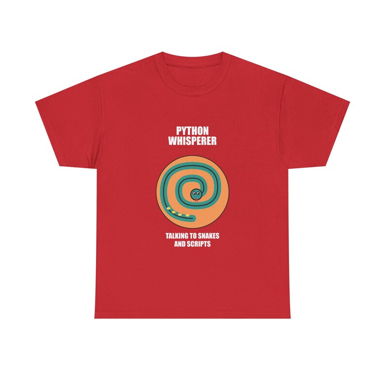 Python-Flüsterer-T-Shirt / Programmierer-T-Shirt / Geschenk für Entwickler und Coder Bild 6