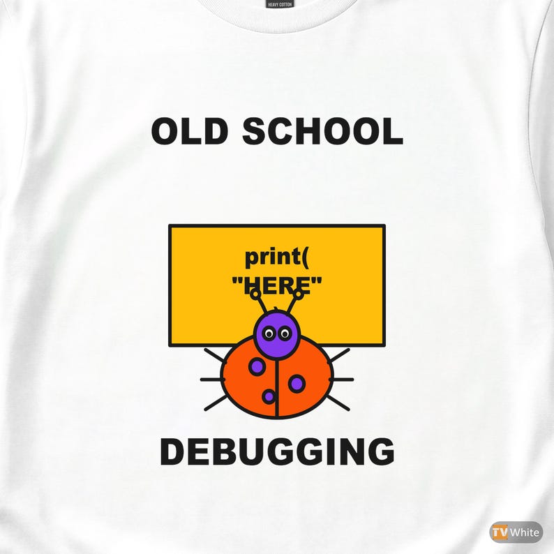 Debugging Programmer / Coding Humor T-Shirt / Developer Cartoon Tee image 2