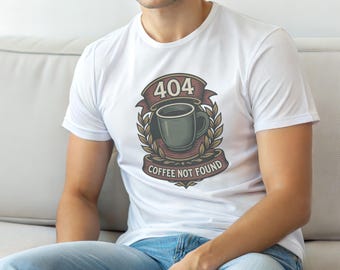 404 Error Not Found / Developer T-Shirt / Programmer Humor / Coder Gift