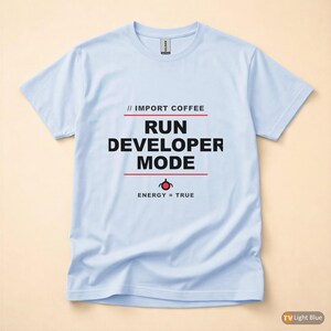 Café para Programador Python / Importar Energia / Camiseta para Desenvolvedor/Codificador imagem 9