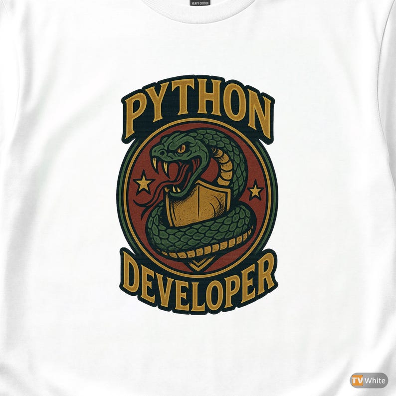 Camiseta para desarrolladores/programadores de Python / Regalo ideal para ingenieros de software imagen 2