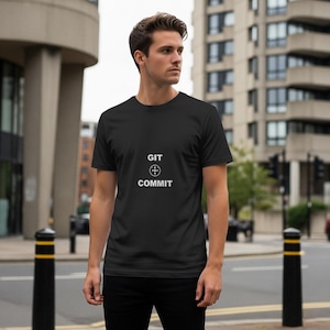Git Commit Shirt / Programmer T-Shirt / Developer Gift / Coder Tee / Software Engineer Apparel