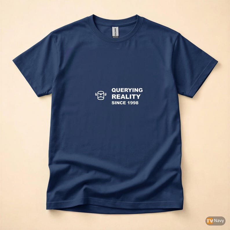 Seit 1998 die Realität erforschen / SQL-Entwickler-Shirt / Datenbankprogrammierer-T-Shirt / Geschenk für Dateningenieure / Kleidung mit SQL-Humor Bild 4