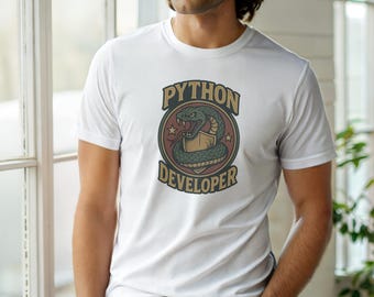 Python Developer / Programmer T-Shirt / Coding Gift for Software Engineers