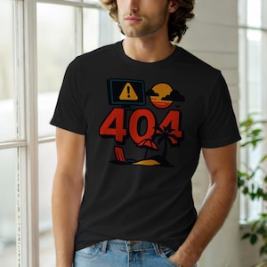 Systemfehler 404: Datei fehlt am Wochenende / HTTP-Fehler-Shirt / 404-Programmierer-T-Shirt / Geschenk für Webentwickler / Lustiges Fehlercode-Shirt