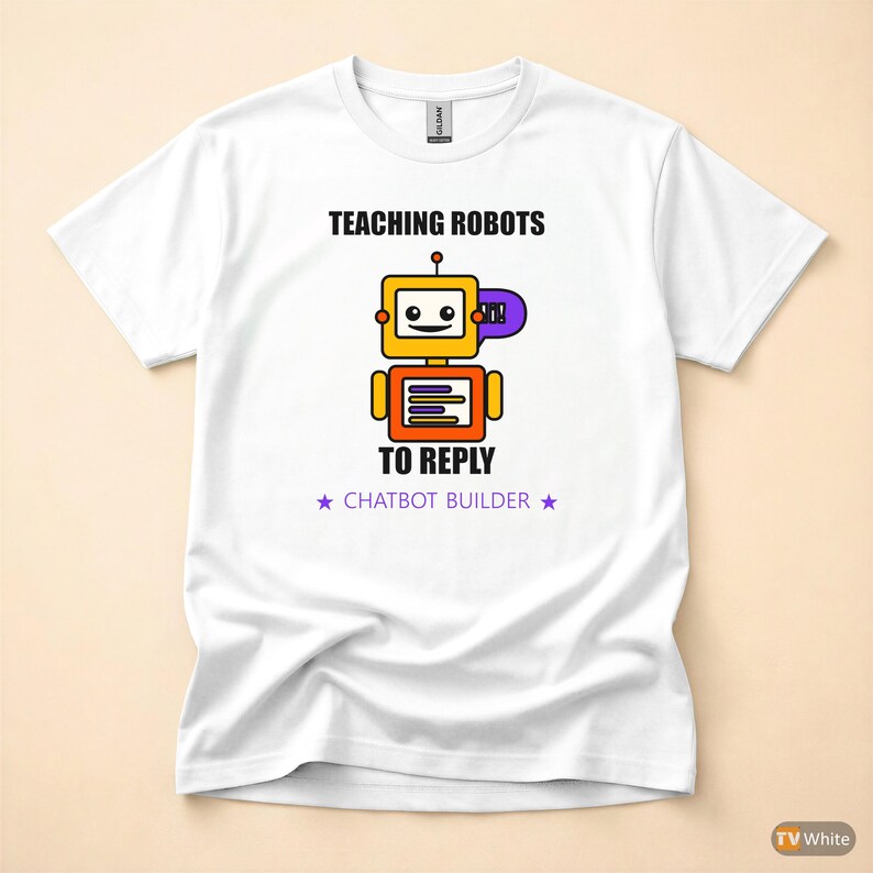 Chatbot Builder / AI Developer / Programmer T-Shirt / Funny Coder Gift image 7