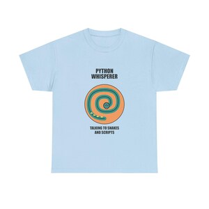 Python-Flüsterer-T-Shirt / Programmierer-T-Shirt / Geschenk für Entwickler und Coder Bild 4