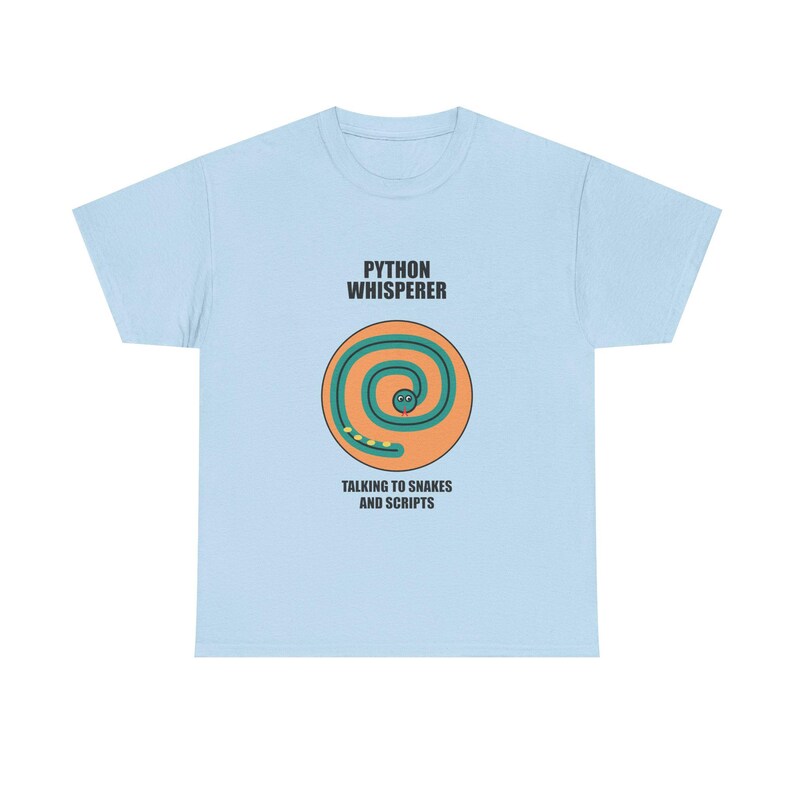 Python-Flüsterer-T-Shirt / Programmierer-T-Shirt / Geschenk für Entwickler und Coder Bild 4