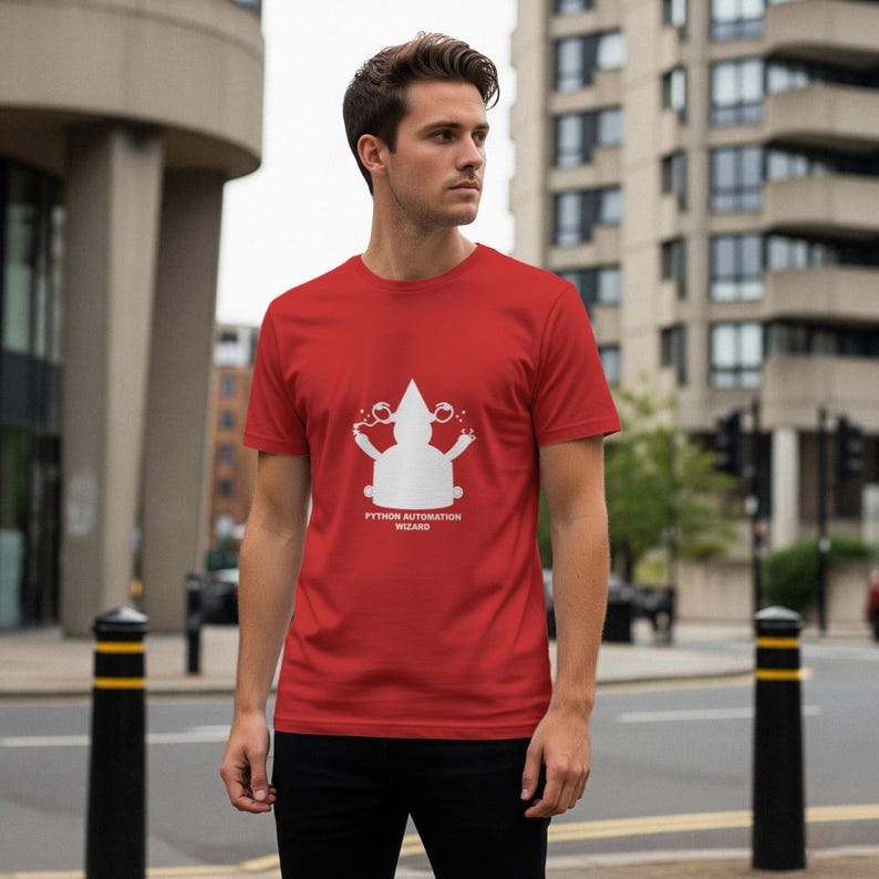 Python Automation Wizard / Programmer Shirt / Coding Gift / Developer Tee / Software Engineer Apparel image 6