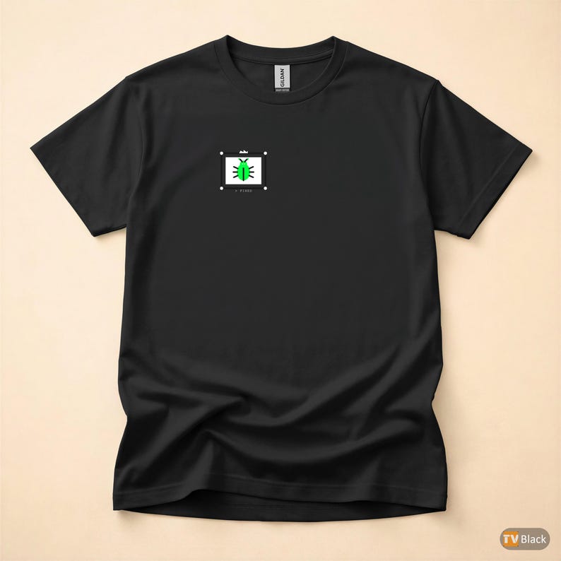 Commit Message Artist / Programmer Git Developer / Minimal Hacker Logo Tee image 3